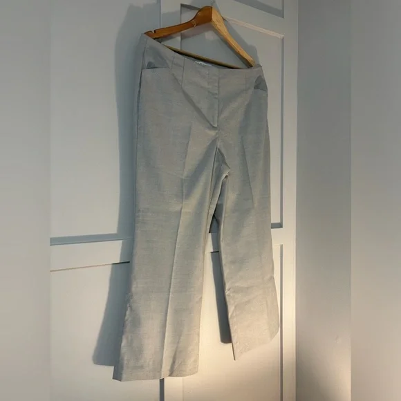 Cleo Grey Petite Dress Pants With Pockets - Picture 3 of 6